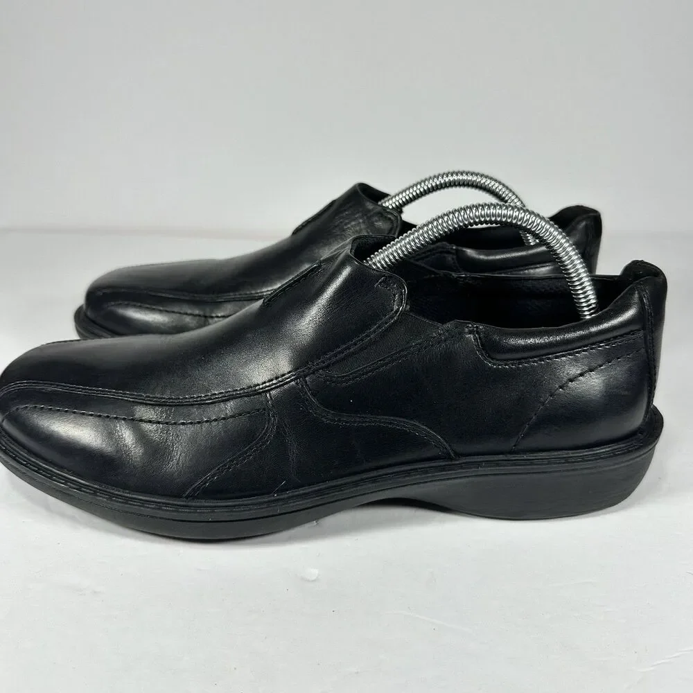 Clarks Men's Slip-Resistant Leather Slip-On Loafers - Size 9.5 M